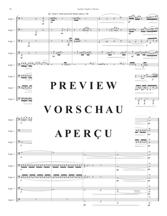 Product gallery: Page 11 of 21 Another Eupher´s Dream , , (Euphonium Ensemble 8 parts)