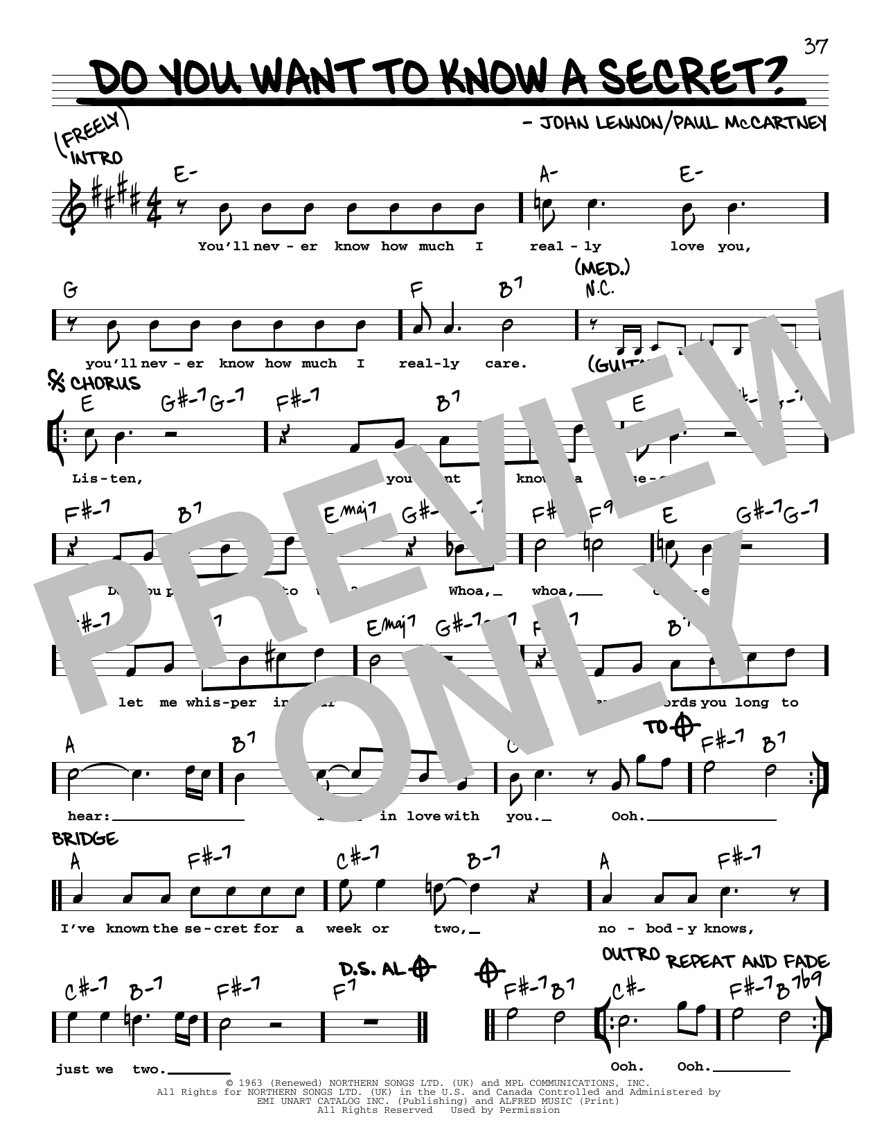Product picture to: Do You Want To Know A Secret? [Jazz version]