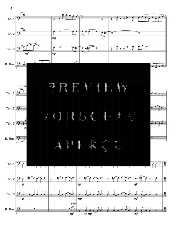 Product gallery: Page 8 of 11 Awaiting Julian (Part II), , (Trombone quartet)