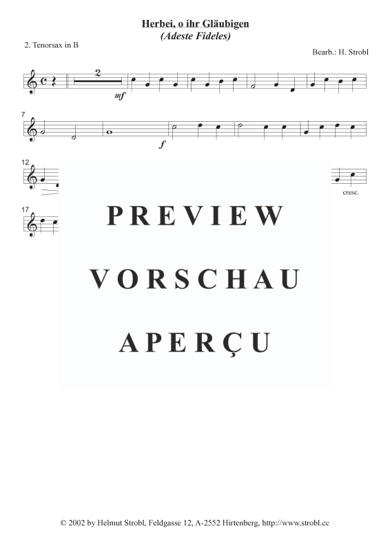 gallery: Adeste Fideles, , Saxophonquintett AATTB