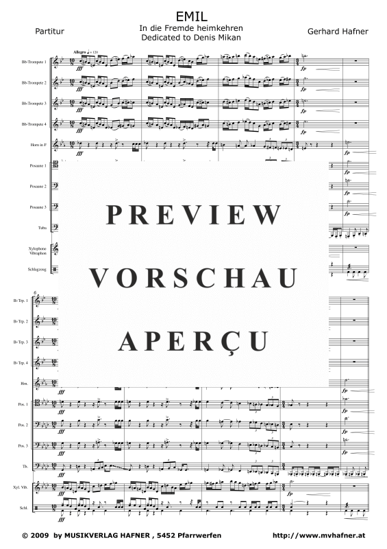 Product gallery: Page 6 of 11 EMIL - In die Fremde heimkehren, , (Brass Ensemble)