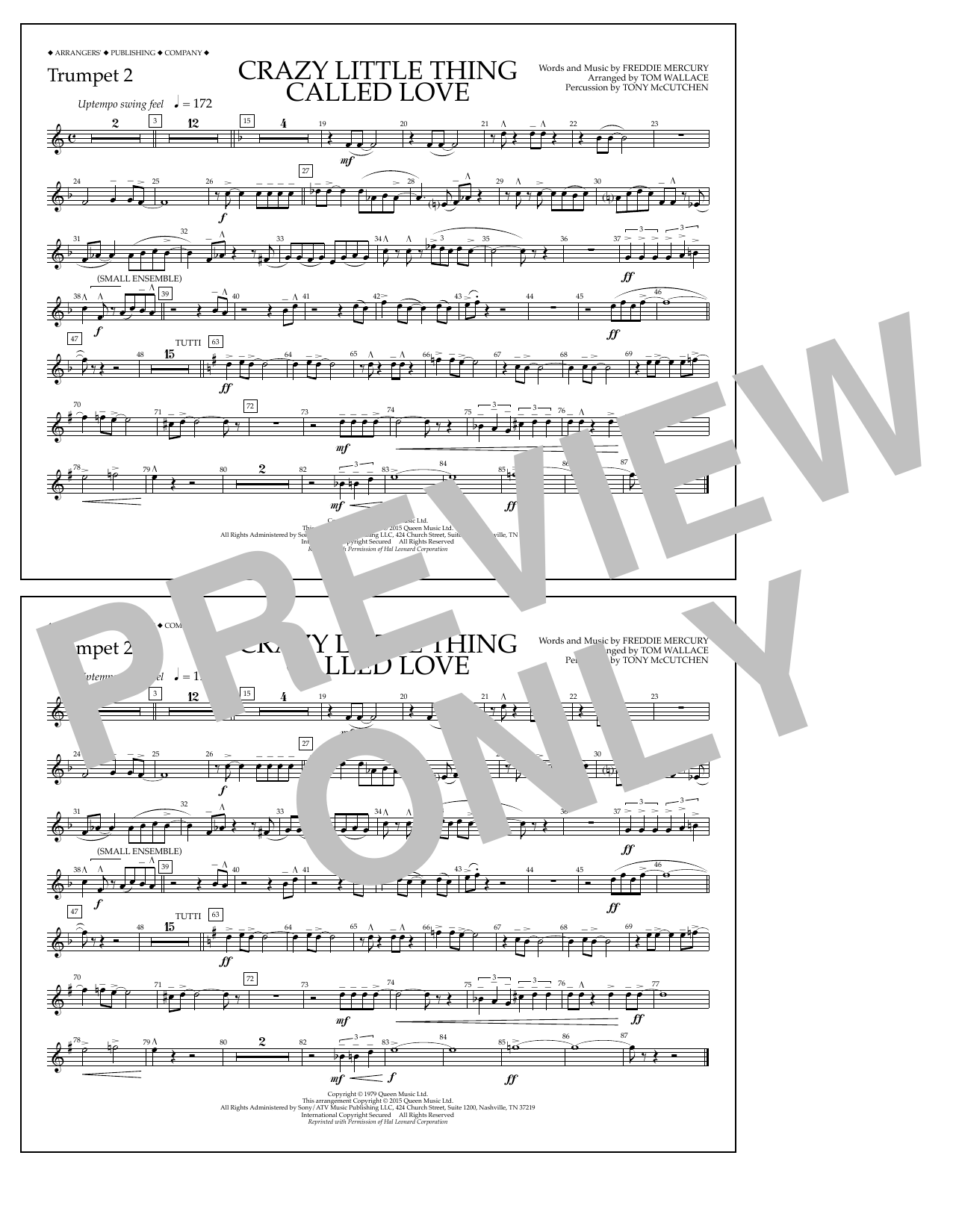 Produktbild zu: Crazy Little Thing Called Love - Trumpet 2