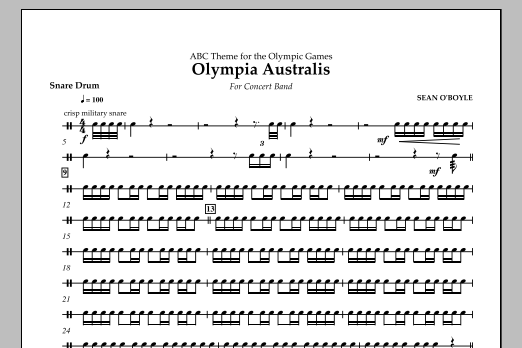 Produktbild zu:  Olympia Australis (Concert Band) - Snare Drum - 
