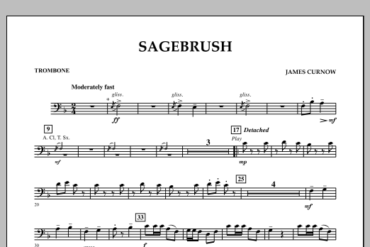 Produktbild zu:  Sagebrush - Trombone - 