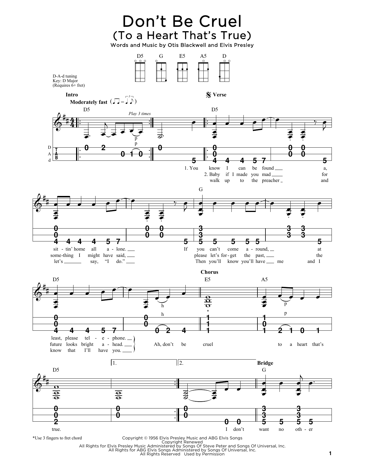 Produktbild zu:  Don't Be Cruel (To A Heart That's True) - Elvis Presley