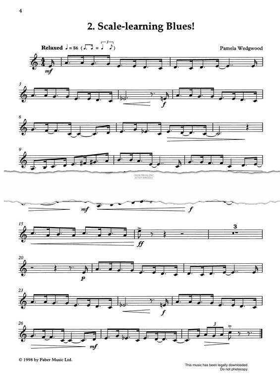Product gallery: Page 1 of 1 Scale-Learning Blues, Pam Wedgwood