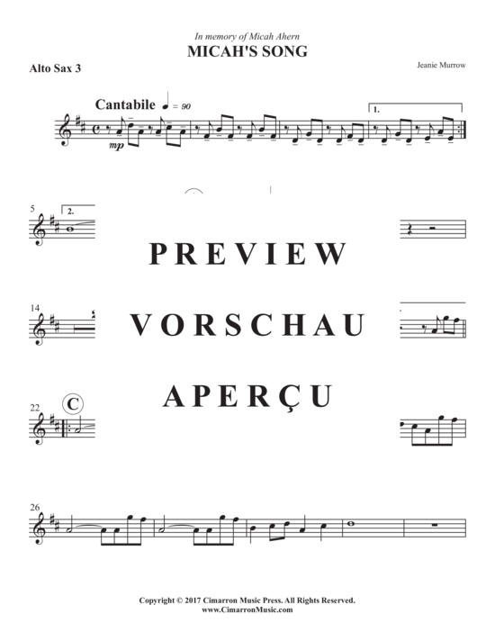 Product gallery: Page 18 of 21 Micha´s Song , , (Woodwind Ensemble SAAAATB)