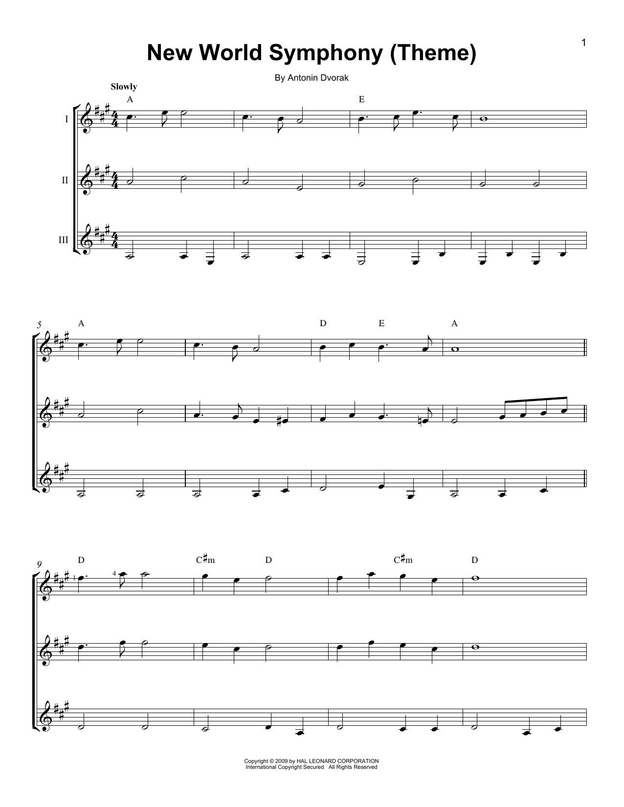 Product picture to: New World Symphony (Theme)