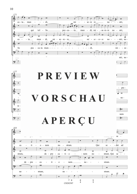 Produktgalerie: Seite 11 von 11 Missa brevis (Klassiker der Chormusik), , Gemischter Chor 5-stimmig und BC