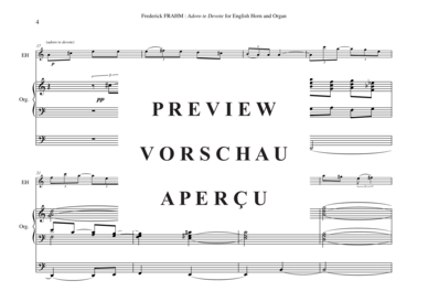 gallery: Adoro Te Devote , , (Englischhorn + Orgel)