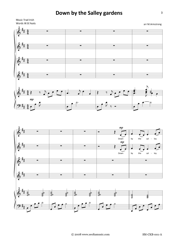 Produktgalerie: Seite 1 von 11 Four Irish Songs, , Frauenchor SSAA und Klavier