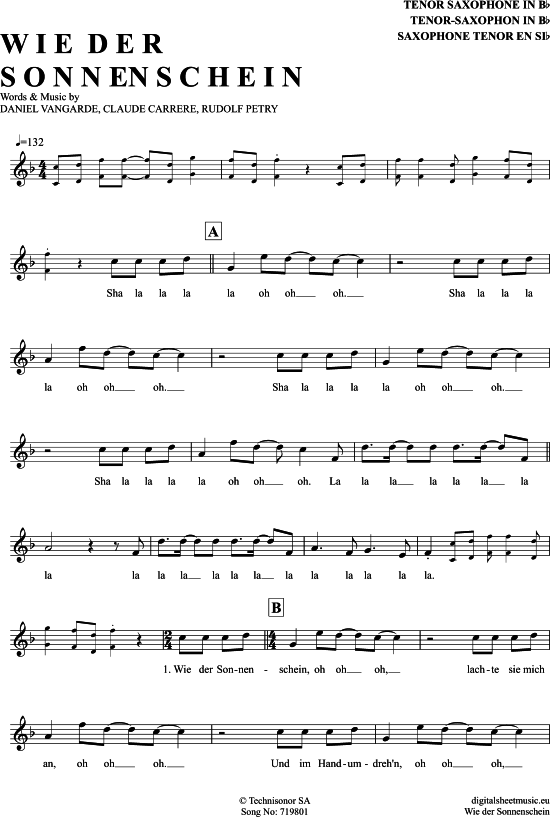 Product picture to: Wie Der Sonnenschein Michael Holm