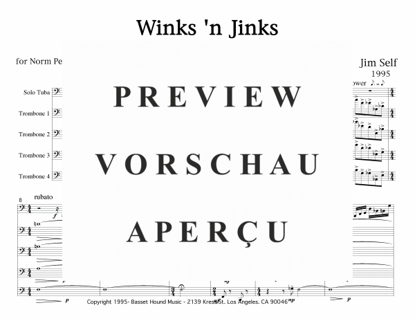 gallery: Winks ´n Jinks, , (Posaunen Quartett)