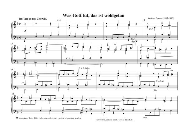 Produktbild zu: Was Gott tut, das ist wohlgetanAndreas Barner