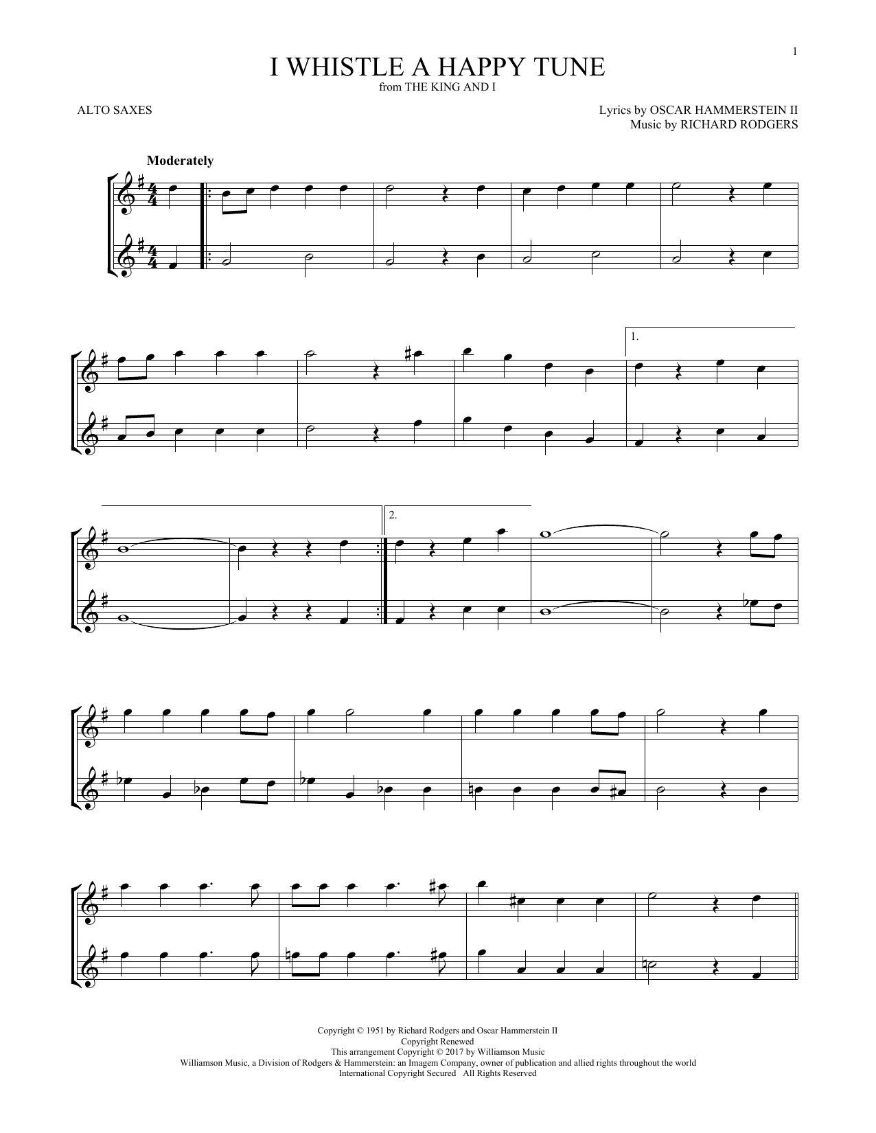 Product gallery: Page 1 of 1 I Whistle A Happy Tune, Rodgers & Hammerstein