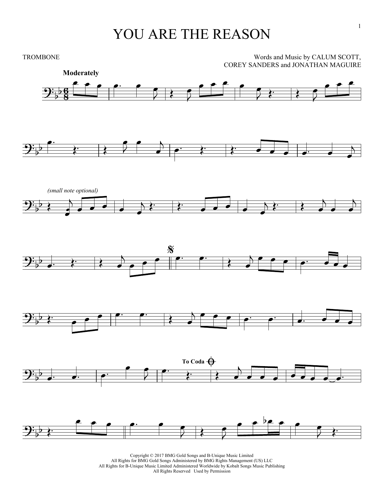 Product gallery: Page 1 of 1 You Are The Reason, Calum Scott