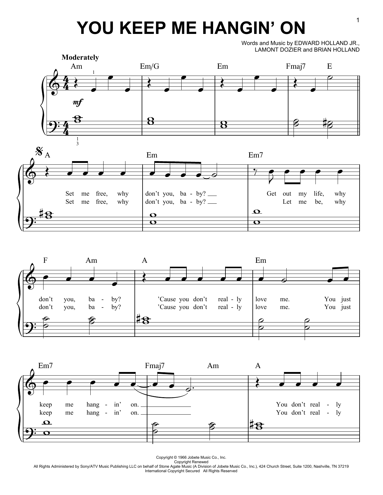 Product picture to:  You Keep Me Hangin' On - The Supremes