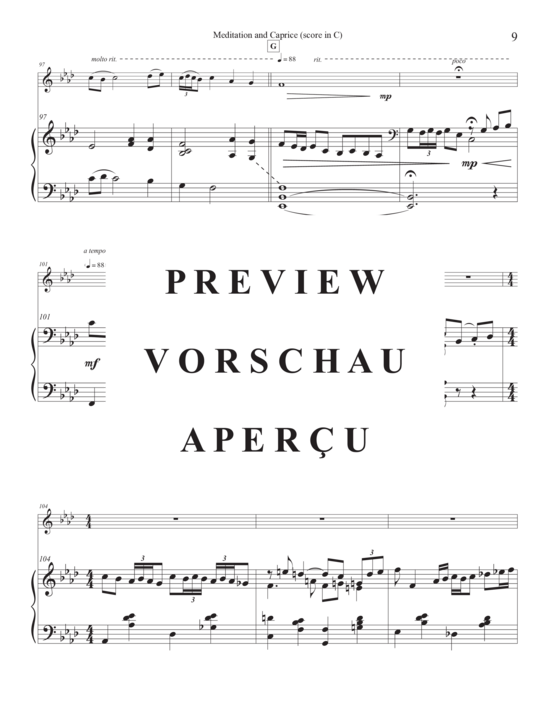 Produktgalerie: Seite 14 von 21 Meditation and Caprice , , (Trompete und Klavier)