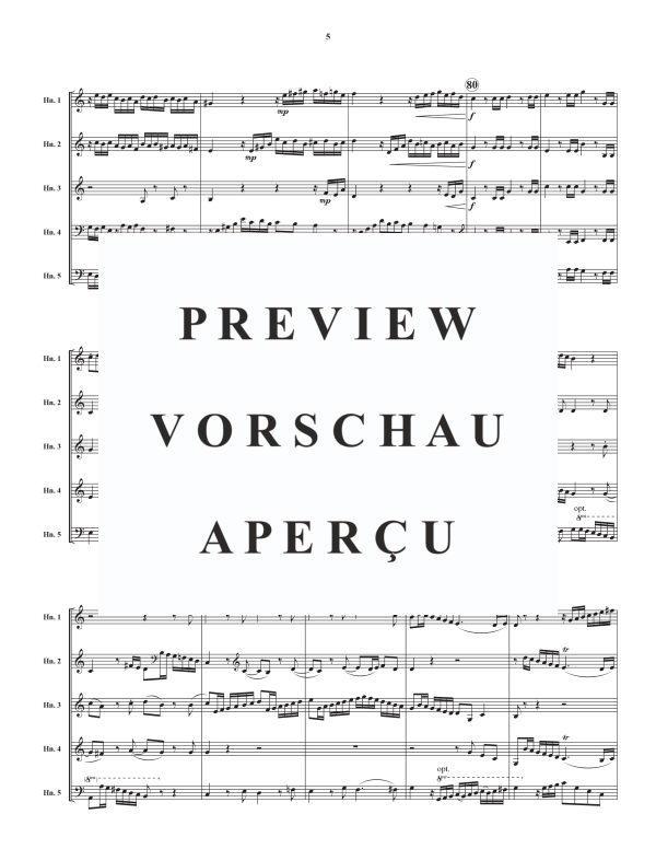 Product gallery: Page 8 of 11 Adagio, Allegro, and Adagio, , Horn Quintet