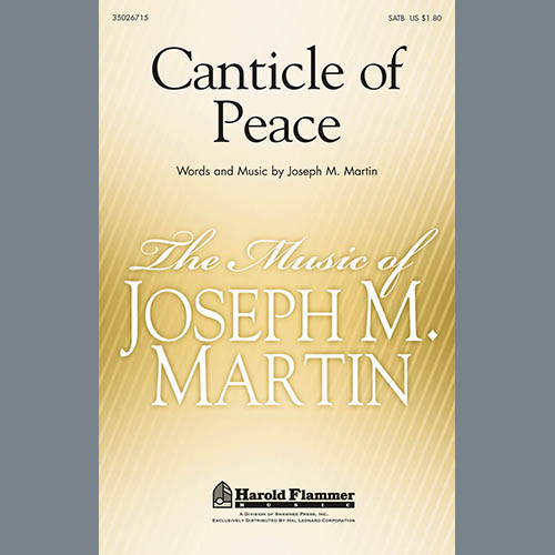 cover: Canticle Of Peace, Joseph M. Martin, Chor