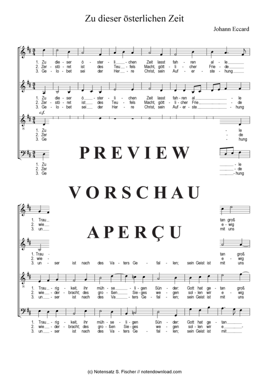 Product gallery: Page 2 of 3 Zu dieser österlichen Zeit , , (mixed choir)