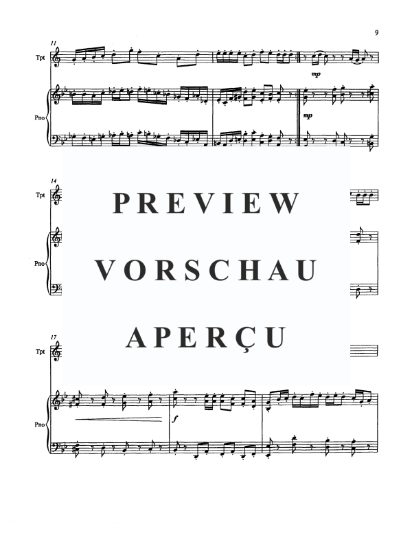 Produktgalerie: Seite 11 von 11 Suite, , Trompete in B und Klavier