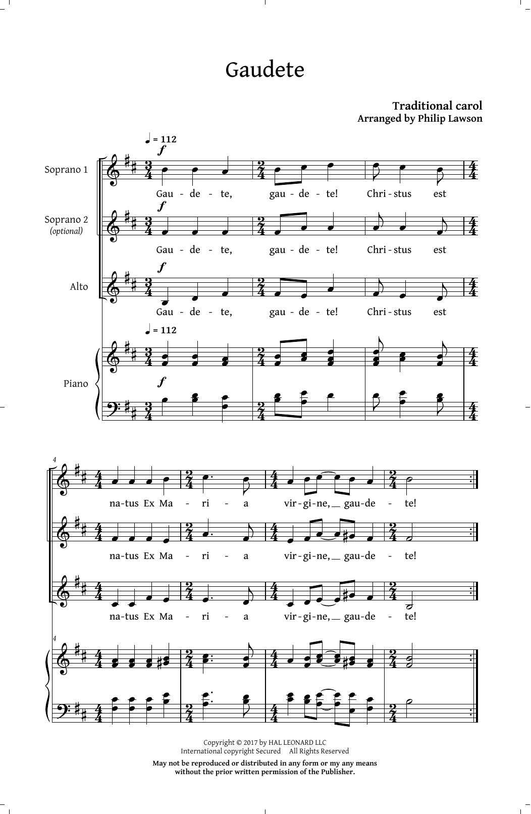 Product gallery: Page 1 of 1 This Christmas Day (Collection for Upper Voices), Philip Lawson
