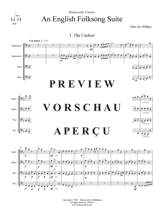 Product gallery: Page 2 of 21 English Folksong Suite, An , , (Tuba Quartet: 2x Baritone, 2xTuba)
