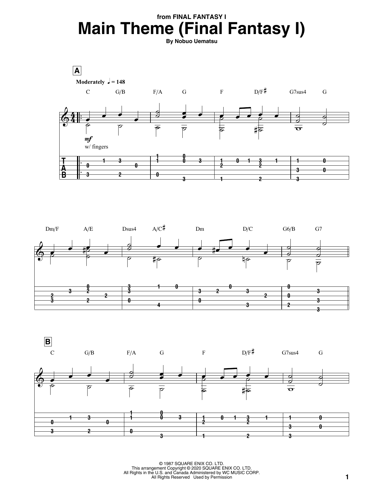 Produktbild zu: Main Theme (Final Fantasy I)