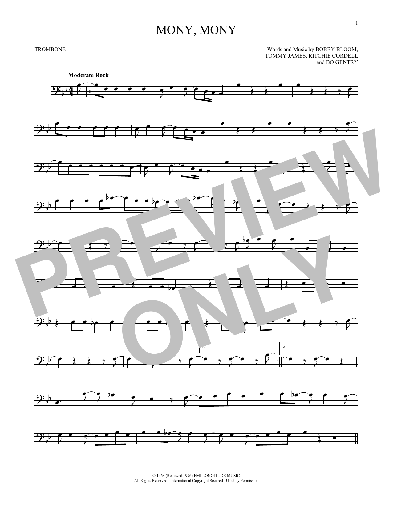 Product gallery: Page 1 of 1 Mony, Mony, Tommy James & The Shondells