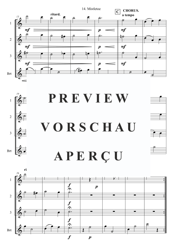 Produktgalerie: Seite 3 von 10 Mistletoe, , Saxophon Quartett