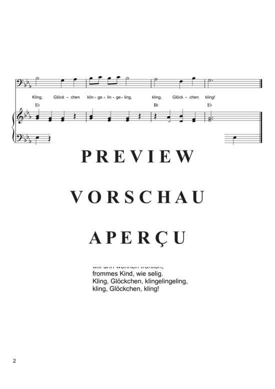 Product gallery: Page 3 of 5 Kling, Glöcklein kling , , (Posaune + Klavier)