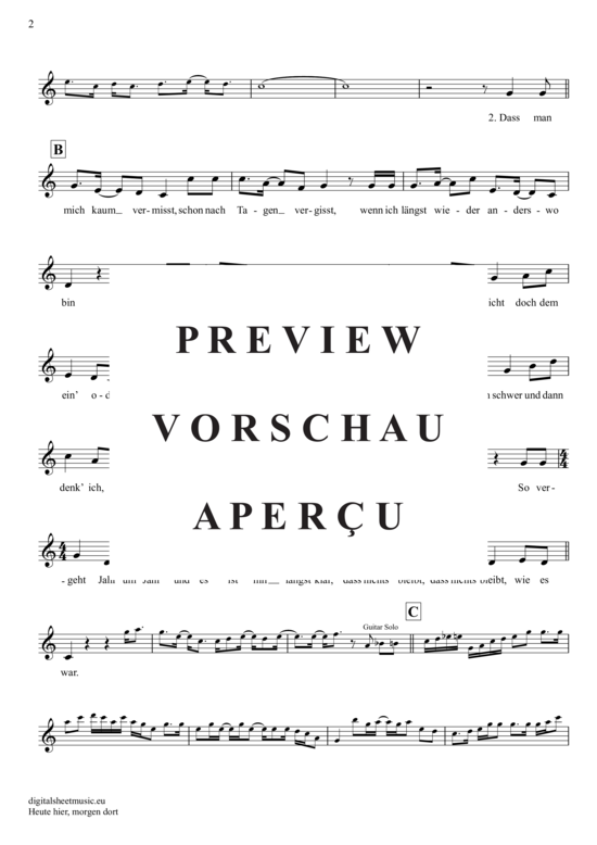 Produktgalerie: Seite 3 von 4 Heute Hier, Morgen Dort , Wader, Hannes, (Oboe)