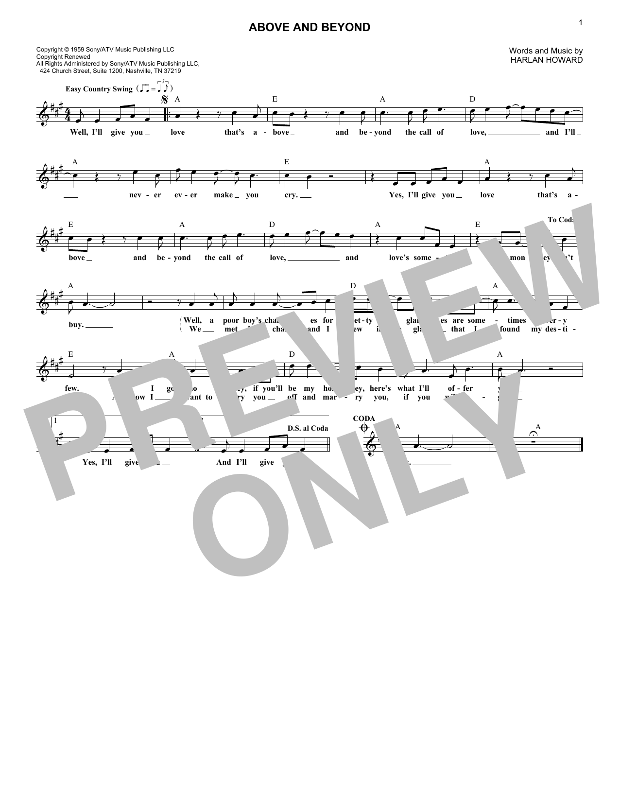 Produktbild zu: Above And Beyond
