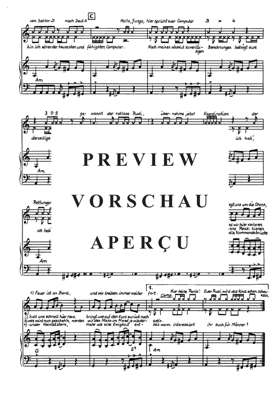 Produktgalerie: Seite 5 von 5 Captain Starlight, Zander, 	Frank, Klavier und Gesang