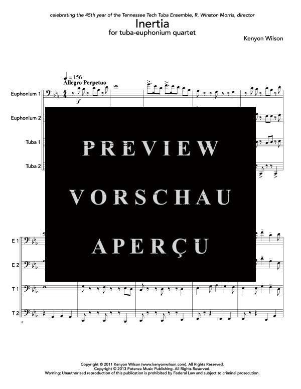 Product gallery: Page 5 of 11 Inertia, , (Tuba Quartett EETT)