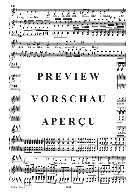 Product gallery: Page 9 of 13 Schiffers Scheidelied D.910, , Medium Voice and Piano