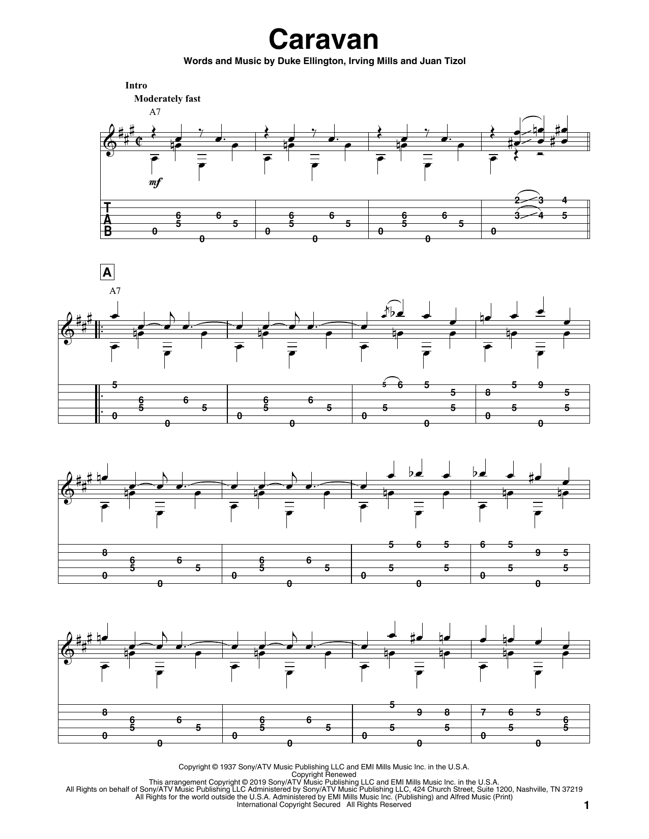 Produktbild zu: Caravan (arr. Bill LaFleur)