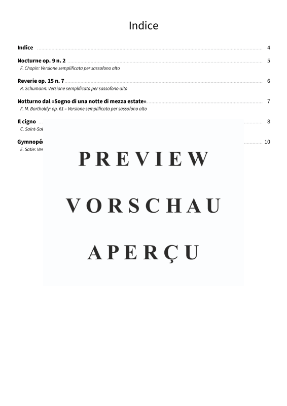 Produktgalerie: Seite 5 von 11 Suoni delicati sull´alto sax - Sogni a occhi aperti & classica delicata - Versioni semplificate, , Altsaxophon in Es