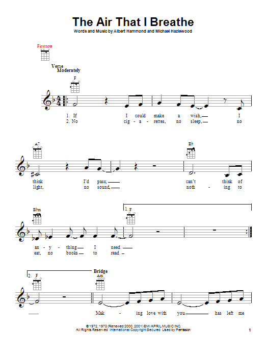 Product gallery: Page 1 of 1 The Air That I Breathe, The Hollies