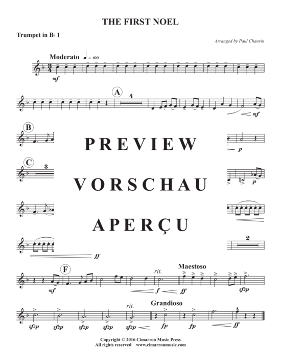 Produktgalerie: Seite 6 von 10 The First Noel , , (Blechbläserquintett)