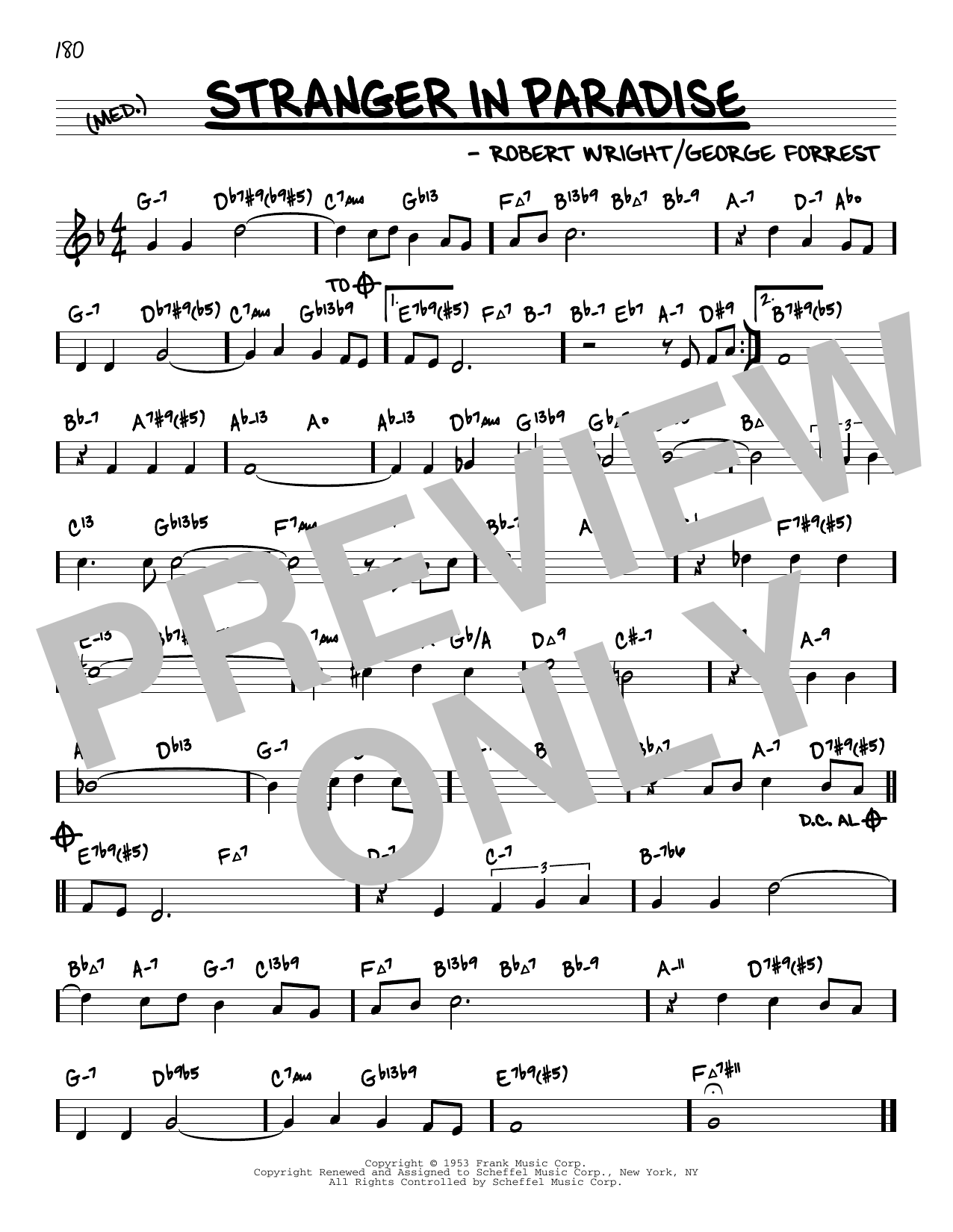 Produktbild zu: Stranger In Paradise (arr. David Hazeltine)