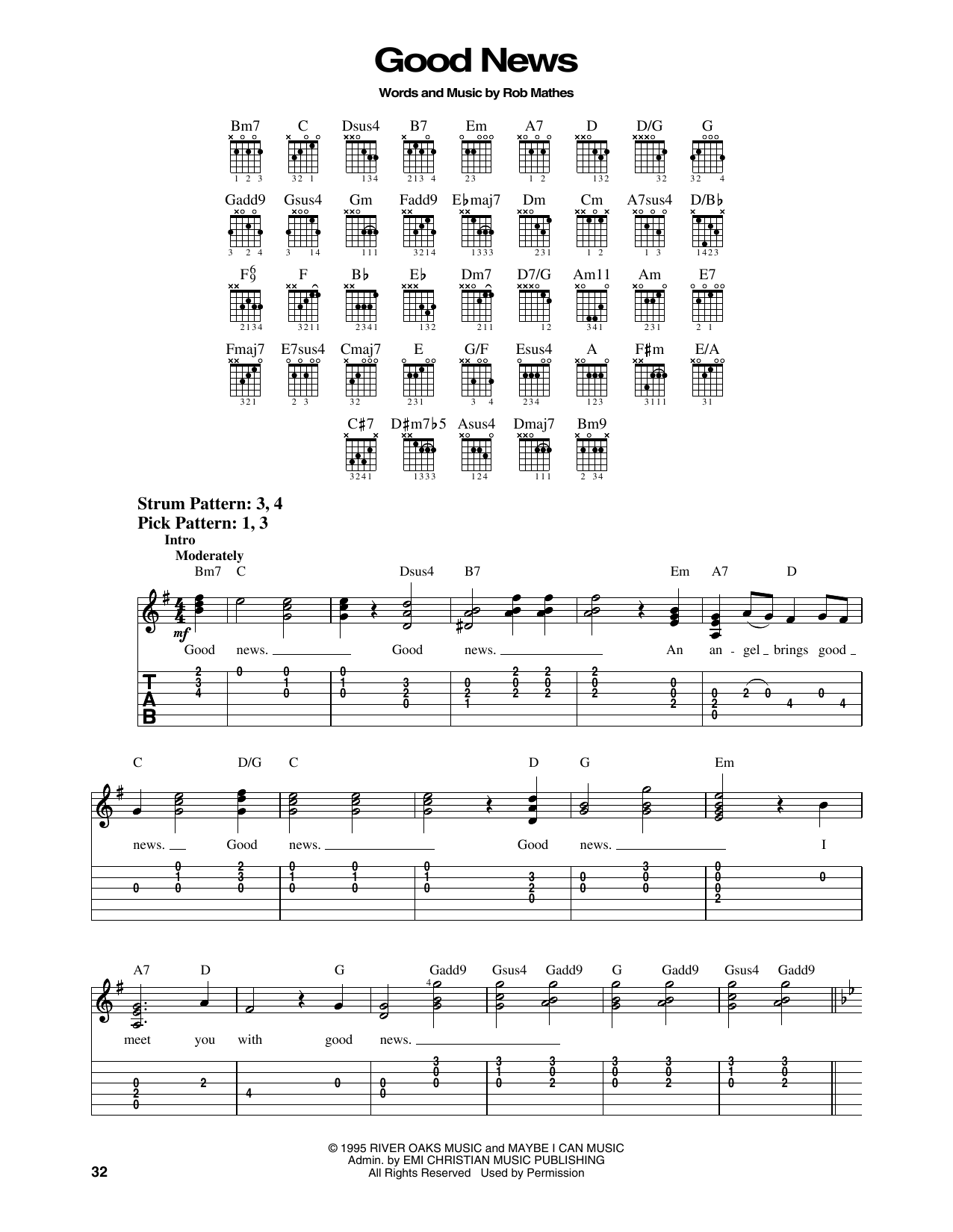 Produktgalerie: Seite 1 von 1 Good News, Rob Mathes, Gitarre