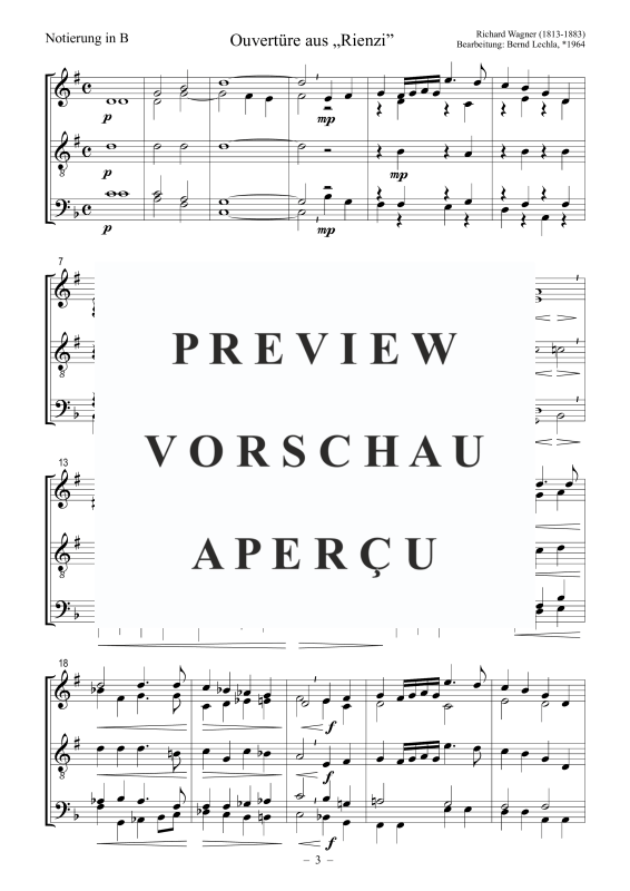 Produktgalerie: Seite 4 von 5 Ouvertüre aus Rienzi, , Posaunenchor