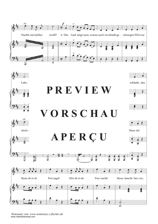 Product gallery: Page 3 of 4 Das wilde Heer , , Piano and Voice