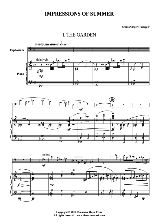 Product picture to: Impressions of Summer Christa Habegger