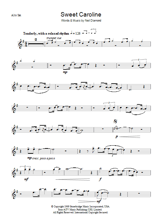 Produktgalerie: Seite 1 von 1 Sweet Caroline, Neil Diamond, Melodieinstrument