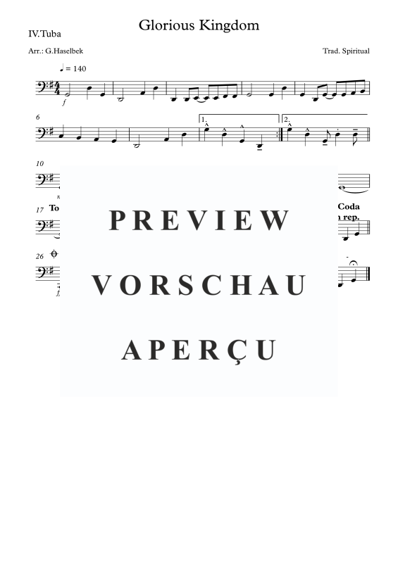 Produktgalerie: Seite 9 von 9 Glorious Kingdom, , (Blechbläserquartett)