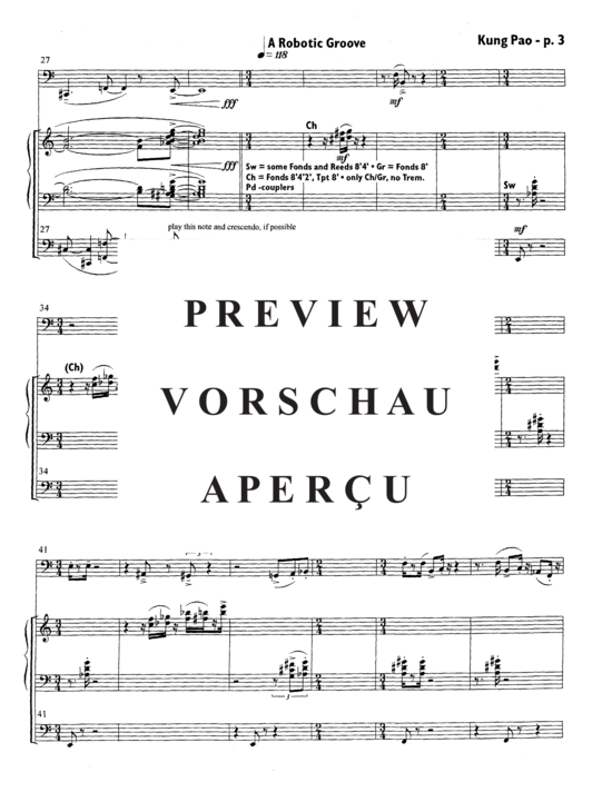 Product gallery: Page 7 of 21 Kung Pao , , (euphonium + organ)