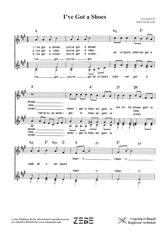 gallery: I´ve Got a Shoes, , Frauenchor SSA